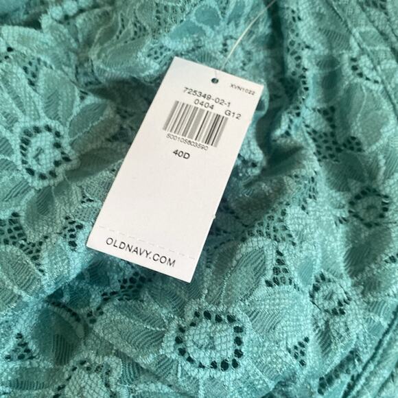 Old Navy Parisian Green Lace Underwire Balconette Bra - Picture 6 of 7